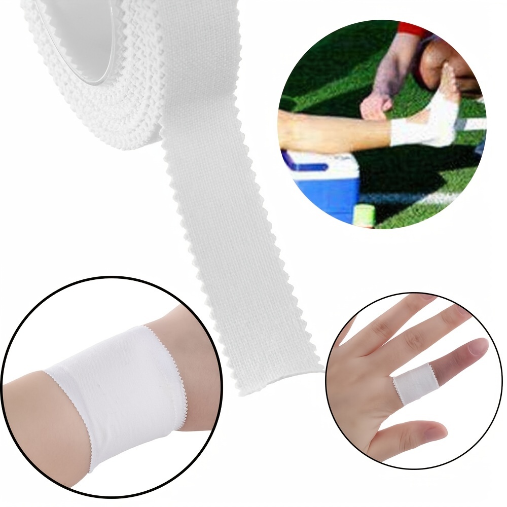 3 Tailles – Ruban Adhésif Blanc – Bandage De Sport Élastique Pour Blessures  Musculaires - Temu Belgium