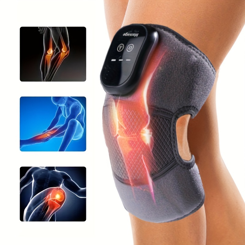 Heated Knee Massager Shoulder Brace 3 in 1 Heated Knee Elbow - Temu