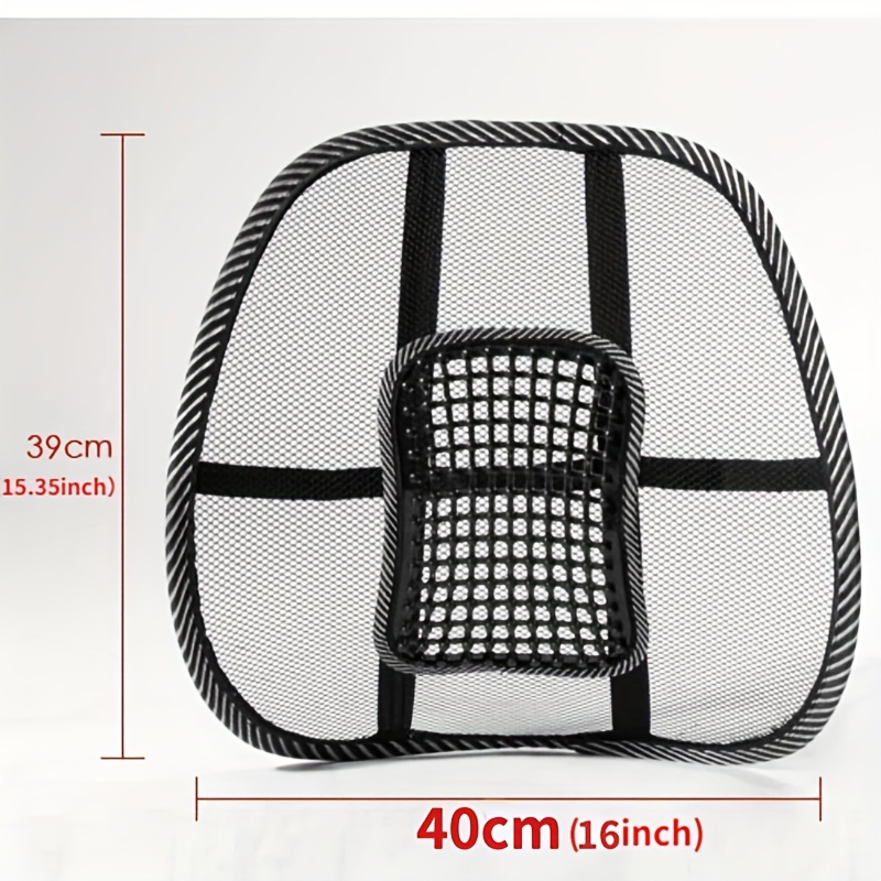 Cool Vent Cushion Mesh Back Lumbar Support Office Home Car Seat Chair Truck  Seat