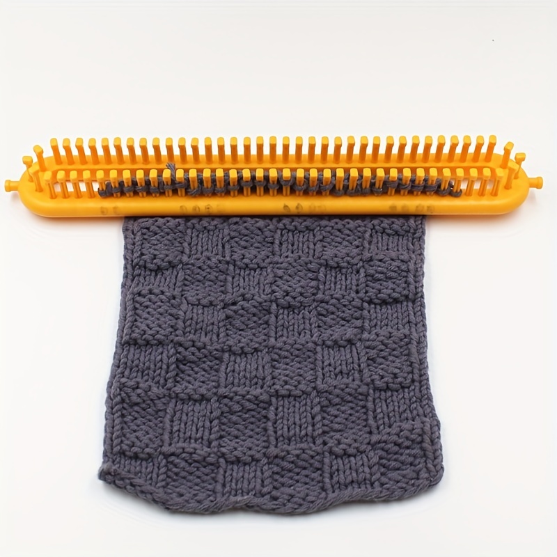 Rectangle Knitting Loom Kit With Needles Hook DIY Handmade Weaving Braiding  Machine For Making Scarves Blankets Crochet Tool - AliExpress