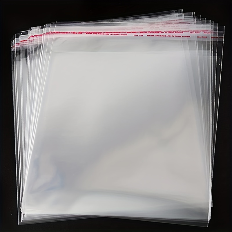 Bolsas de celofán autoadhesivas, 1000 bolsas de celofán transparentes de 3  x 5 pulgadas, bolsas de plástico OPP autosellantes de 1 mil para joyas