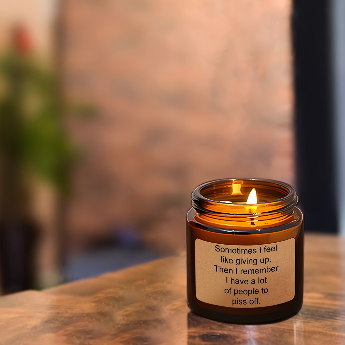 Buy Wholesale China Luxury Bespoke Aromatherapy Essential Oil Soy Wax Candle  In Amber Glass Jar & Candle Jar at USD 0.35