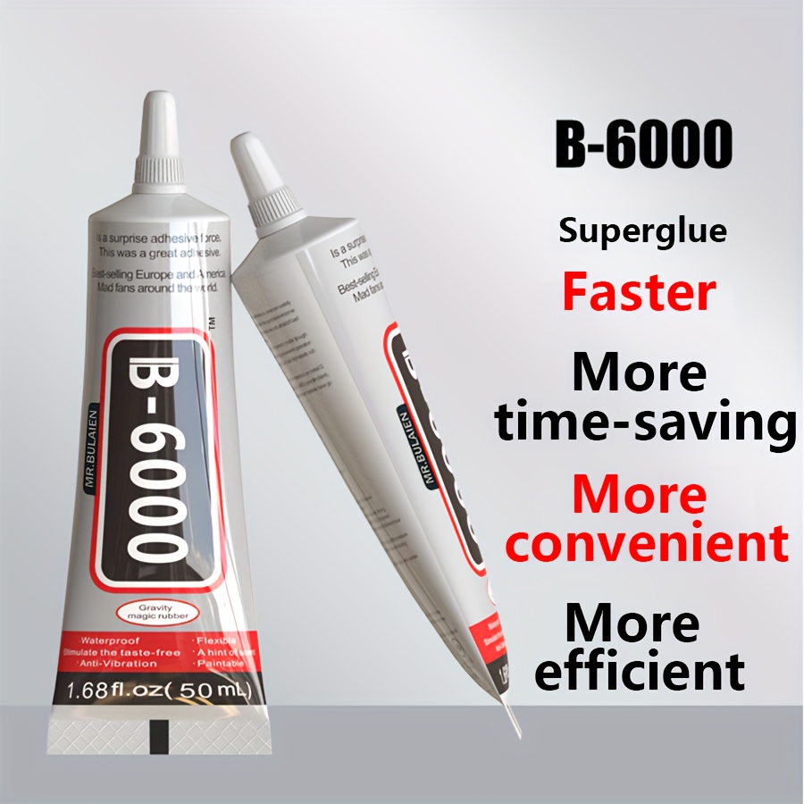 1.68fl.oz Zhanlida E6000 Transparent Glue Epoxy Adhesive - Temu