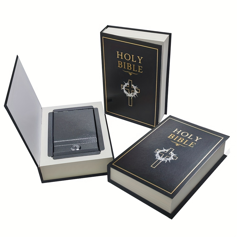 1 Caja Fuerte De Cuero Para Libros (tamaño 8.66×5.98×1.65) Secreto De  Papel Real Para Joyas, Dinero Y Efectivo, Caja Fuerte Para Libros De Desvío