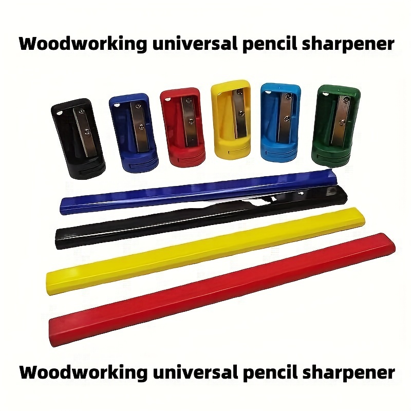 

1pc/3pcs Woodworking Pencil Sharpener, Universal Sharpener For 4 Corner And 8 Corner Woodworking Pens 2inch*1.2inch