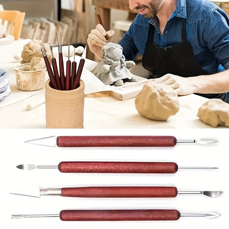 Diy Clay Sculpting Tools Kit Wax Pottery Clay Carving - Temu