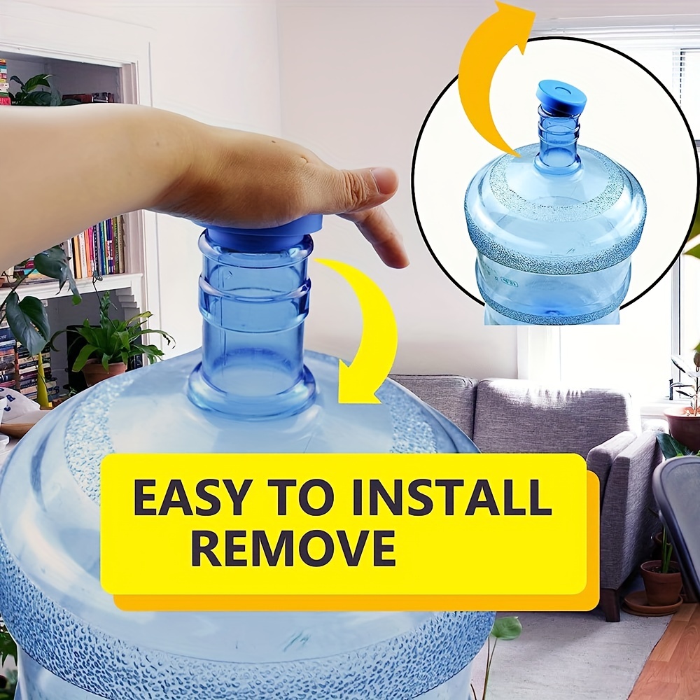 5 Gallon Water Jug Lids Replacement Water Jug , Reusable Silicone Leak  Proof Jug Lid For Bottles - Temu