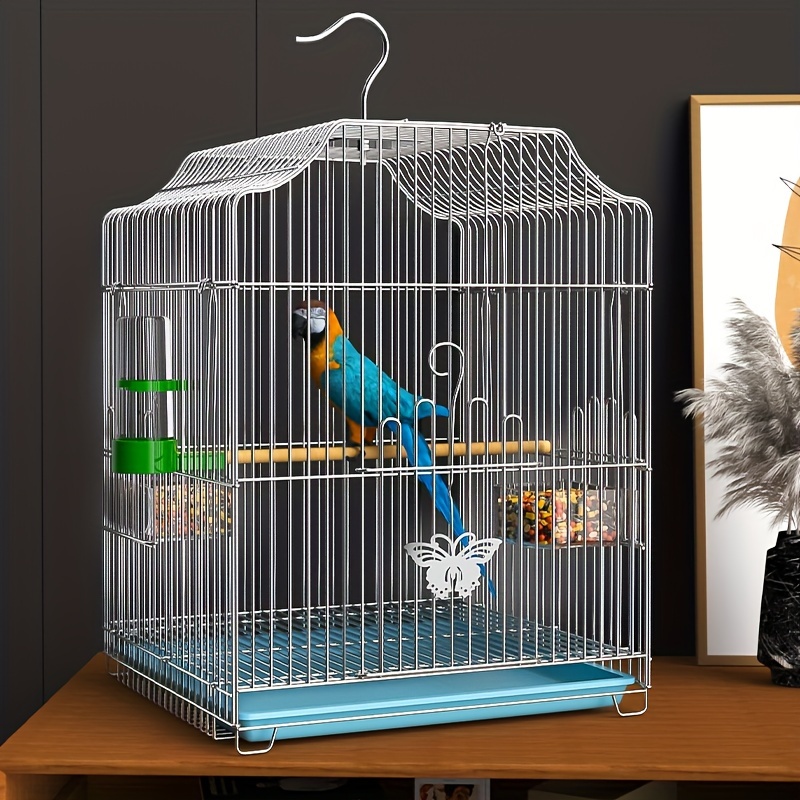 Bird Villa Cage, Bird Best Hanging Cage House For Budgerigar, Parrot,  Peony, Cockatiel Bird Supplies, Rectangular Viewing Bird Cage