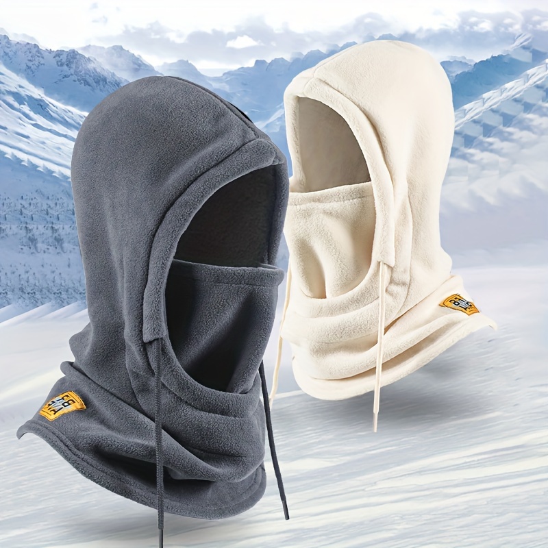 

1pc Winter Cycling Balaclava For Men And Women – Warm And Headgear With Hidden Nose Christmas Gift