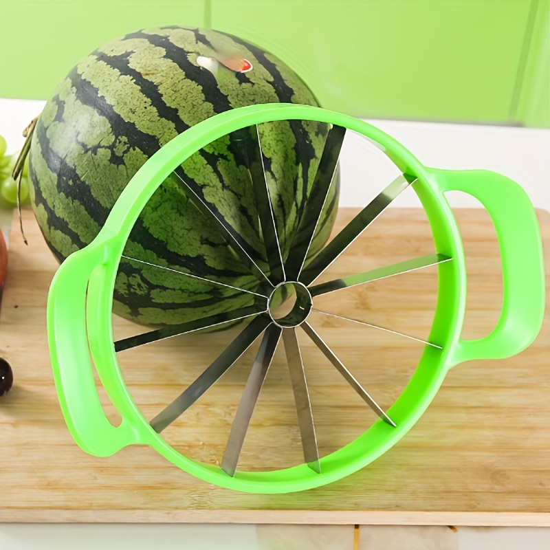 Green Stainless Steel Watermelon Fruits Cutter Slicer, For Kitchen