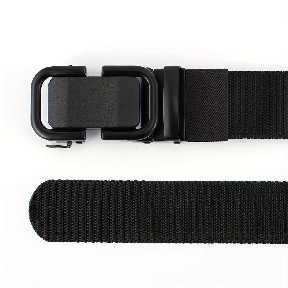 Nylon Elastic Tactical Belt with Metal Buckle