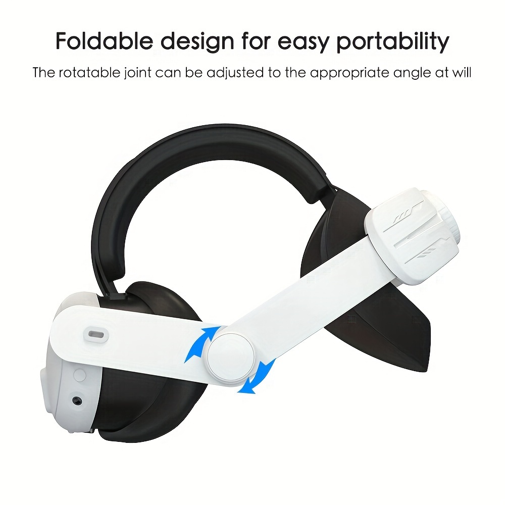 Head Strap Accessories Compatible with Oculus Quest 3, Adjustable  Comfortable Upgraded Elite Strap Headset Replacement for Meta Quest 3  Pressure-Free Head Strap 