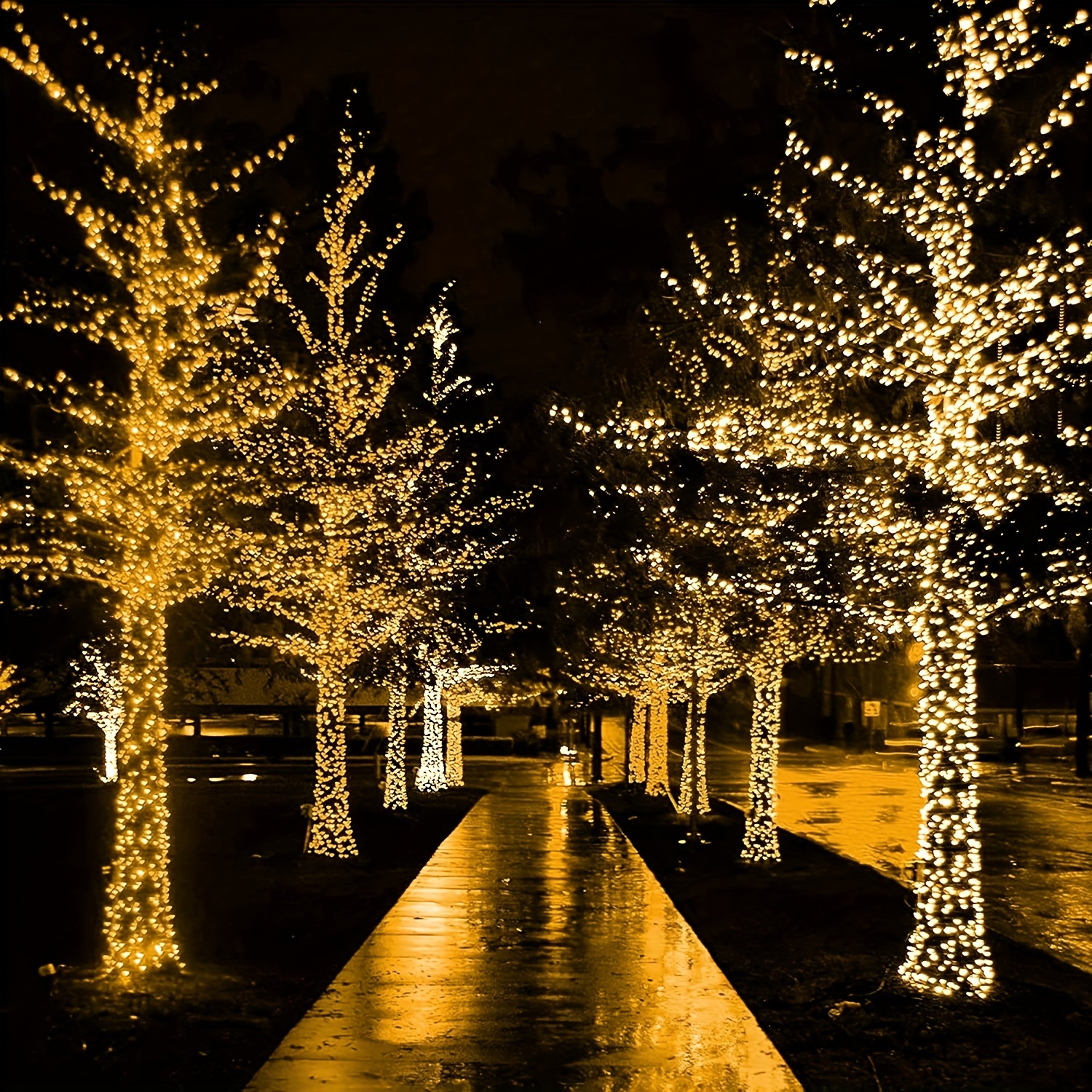 400 Led Christmas Lights Outdoor String Lights Plug In Fairy - Temu
