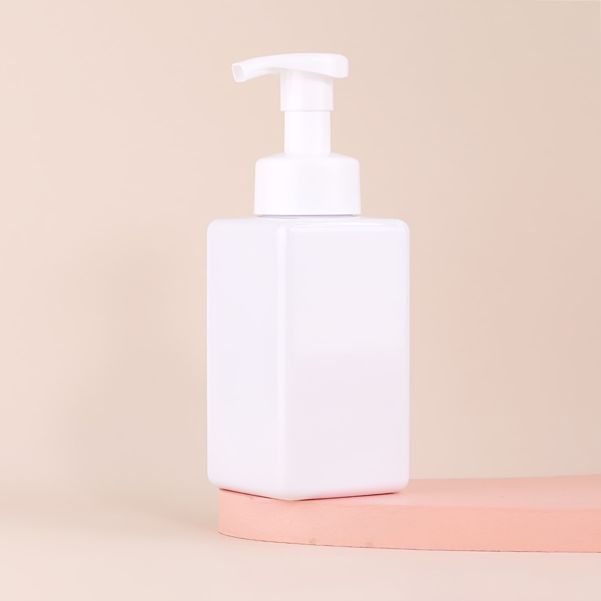 Foaming Soap Dispenser Refillable Pump Bottle For Liquid Soap Shampoo Body Wash White