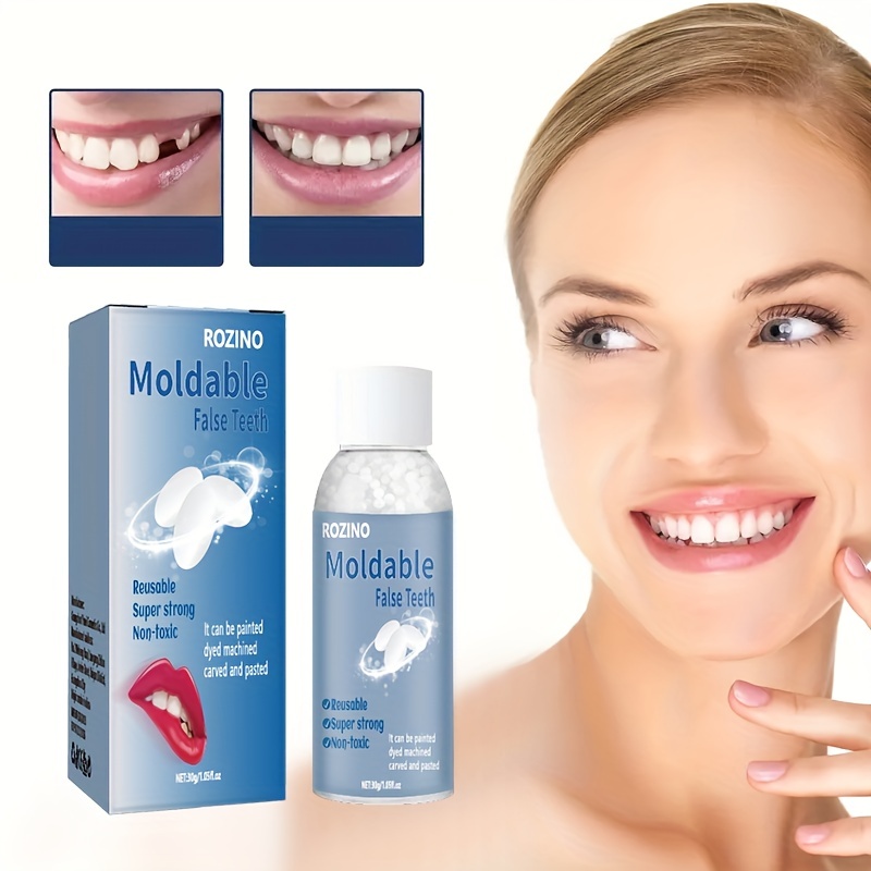 Adhesivos para dentaduras postizas - Clínica Trei