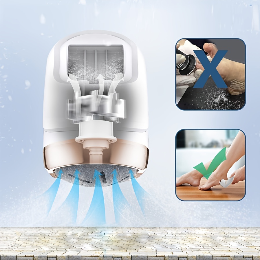 Callus Remover for Feet: Electric Foot Scrubber JTLMEEN Waterproof