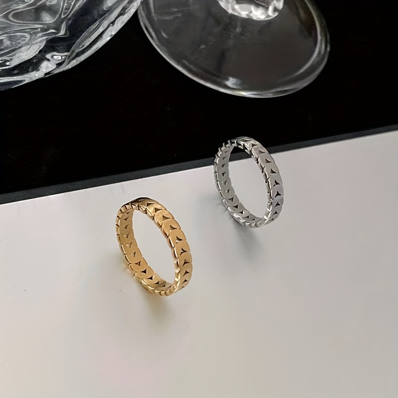 Vlogo Signature Metal Ring for Man in Gold