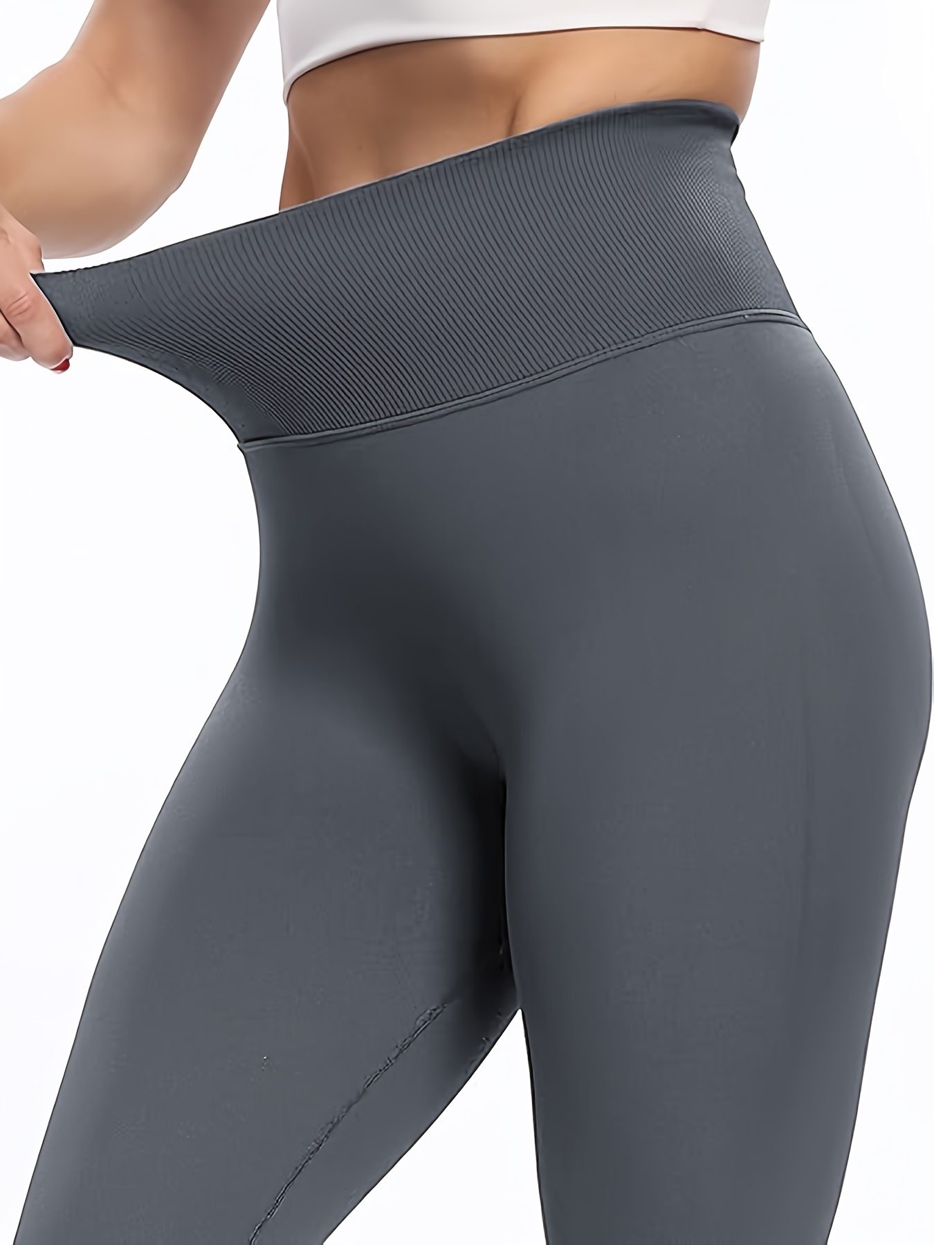 Seamless High Waist Yoga Pants Butt Lifting Tummy Control - Temu Germany