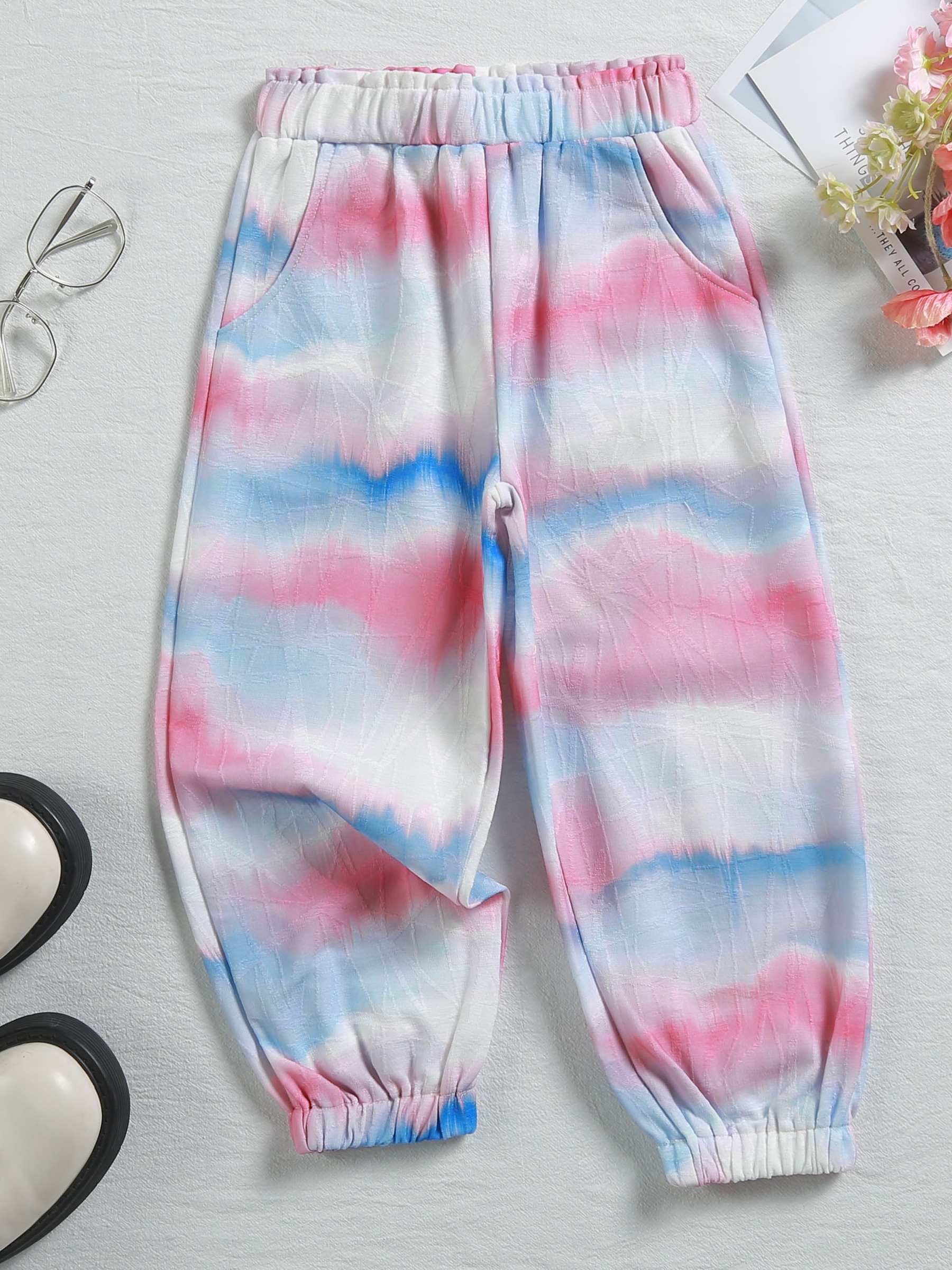 Girls Casual Tie Dye Sweat Pants Joggers Kids Clothes Don't - Temu Canada