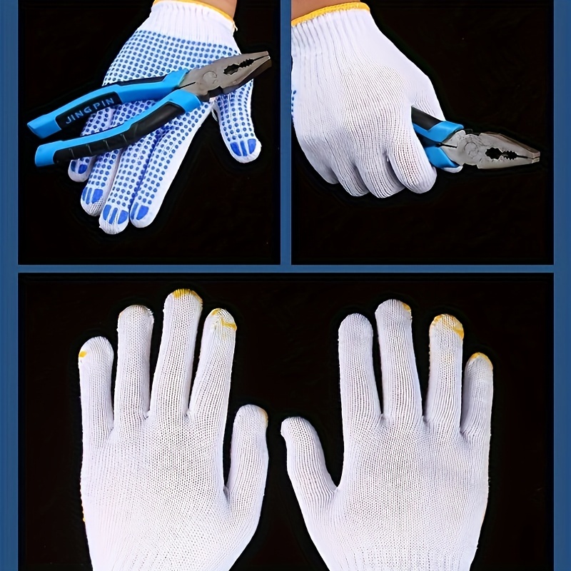 12 Pairs Latex Coated Work Gloves Bulk for Men Women Crinkle Rubber Safety  Gardening Glove Construction Warehouse Landscaping