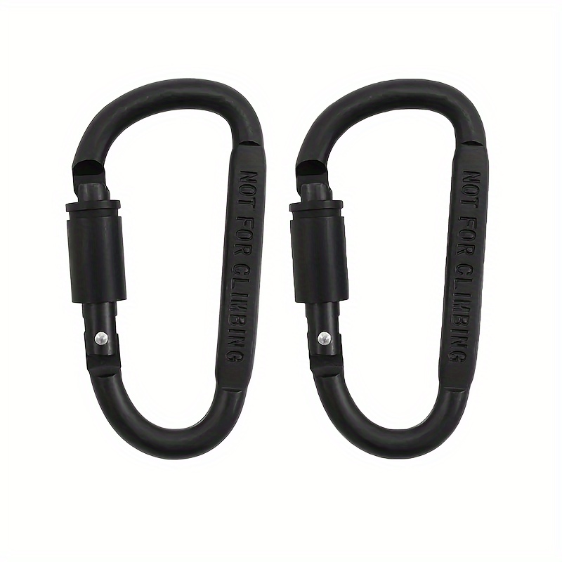 2pcs Heavy Duty Locking Carabiner Clips For Camping Hiking Hammock Backpack  Dog Leash And Harness Sturdy Twistlock Design Metal Buckle, Shop Now For  Limited-time Deals