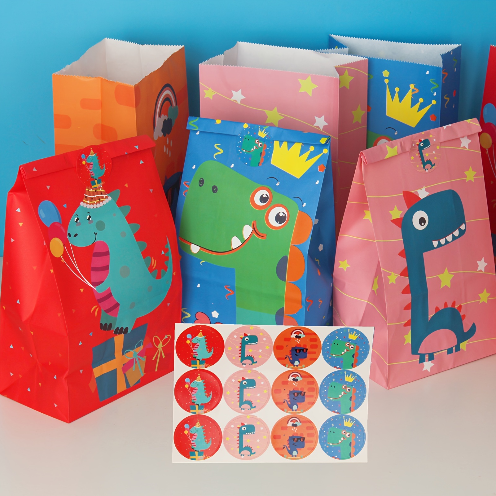 Comprar Decoración Bolsas de regalo impresas Fiesta de cumpleaños Niño Niña  Niños Fiesta infantil Bolsa de plástico para dulces Bolsas de botín 10  piezas