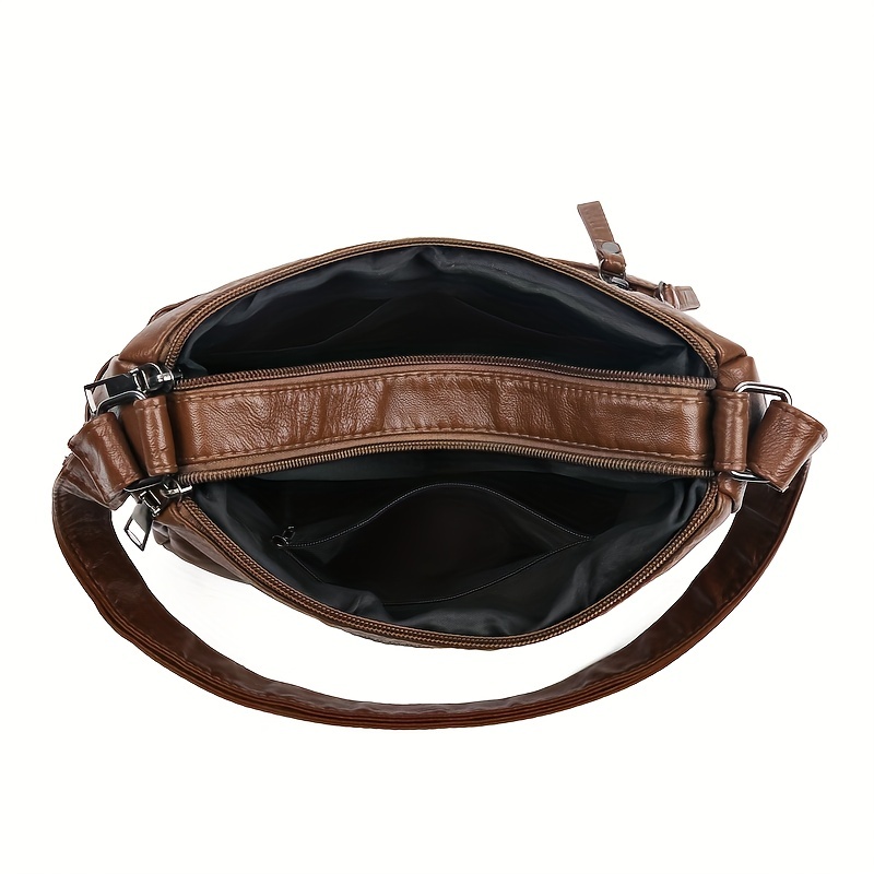 Braid Detail Crossbody Bag, Fashion Metal Decor Crossbody Bag, Women's ...