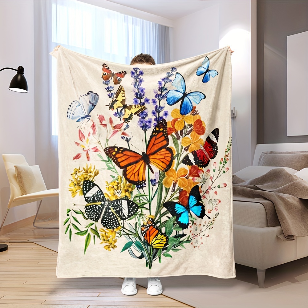  Butterfly Blanket, Butterfly Gifts for Women Girls