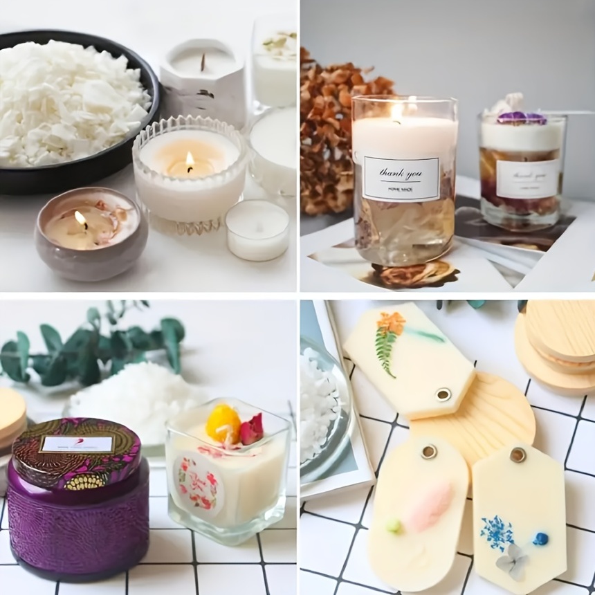 Natural Pure Soy Wax Candle Making Soy Wax Chips Candle - Temu