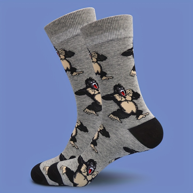 Art Novelty Socks Funny Outdoor Crew Socks Crazy Gifts - Temu