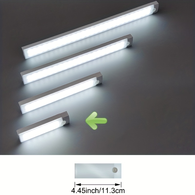 1pc Sensor Movimiento Luces Led 10 Leds Luz Movimiento Pilas - Temu