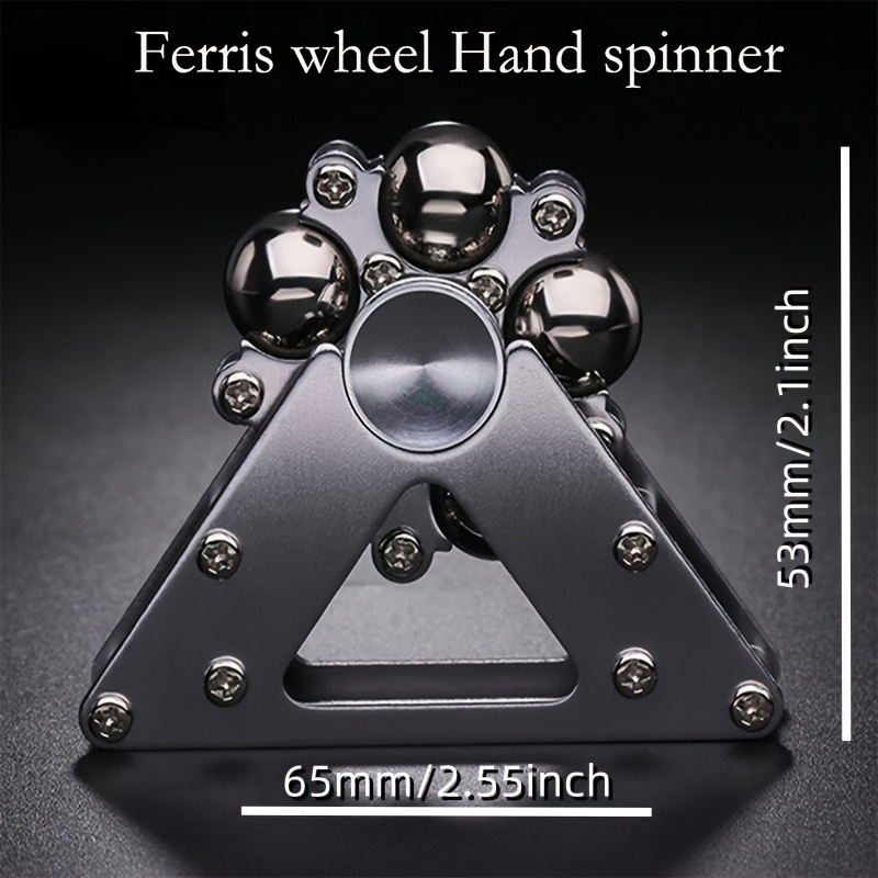 Double Pendulum Fidget Spinner Foldable Metal Antistress Temu Canada