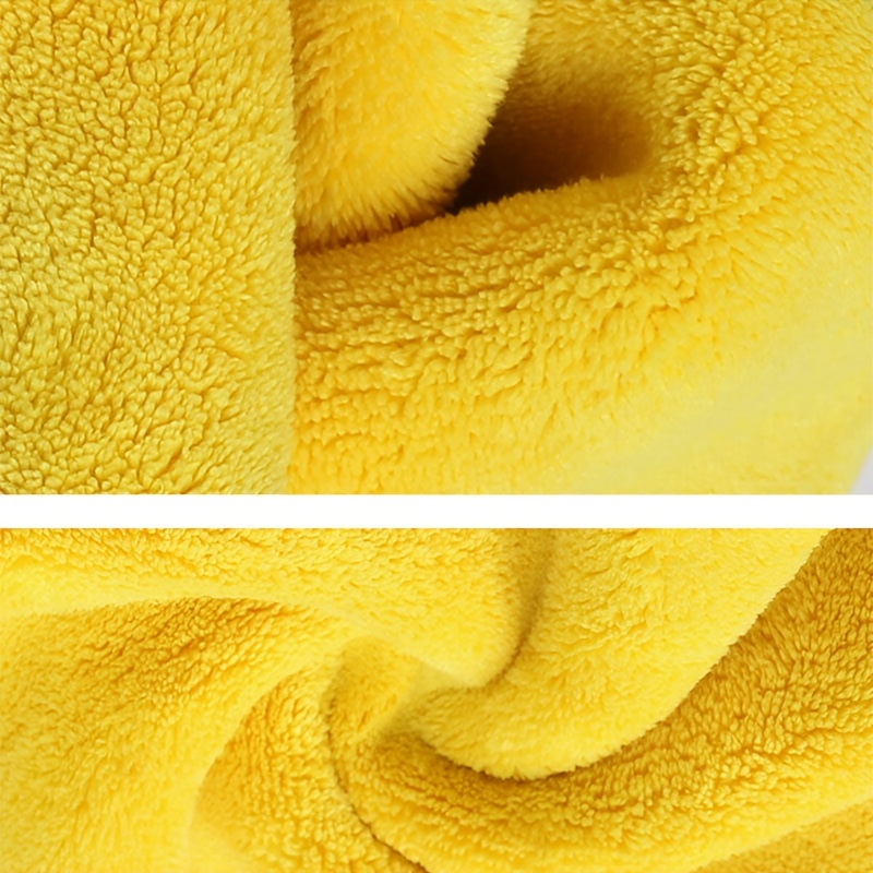 Car Coral Fleece Microfiber Cleaning Towel 3pcs 5pcs Detailing Cloth