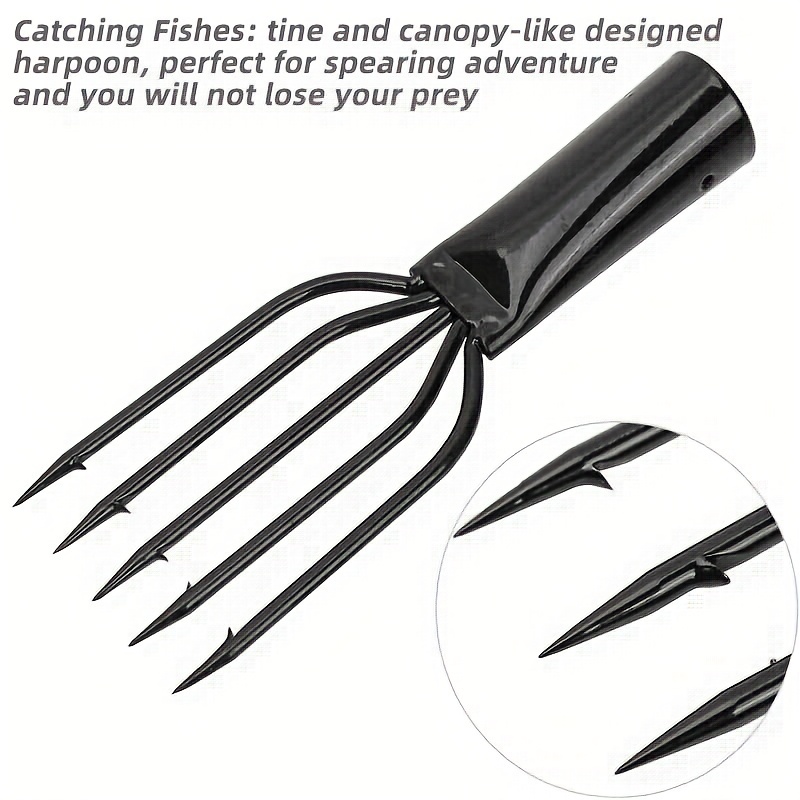 Fish Spear Frog Barbed Spring Steel 5 Claws - Temu Japan