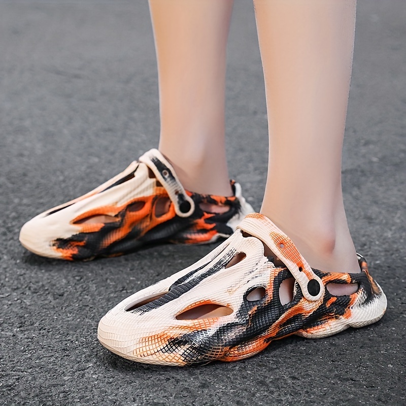 Unisex Camo Comfy Clogs Non Slip Garden Shoes