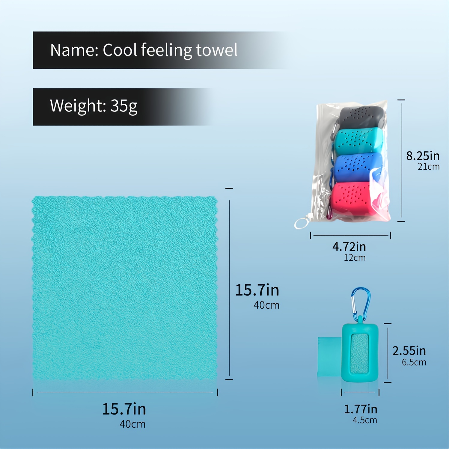 Solid Color Cooling Towel