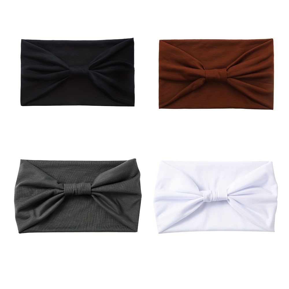 Wide Headbands Women Non Slip Soft Elastic Hair Bands Yoga - Temu