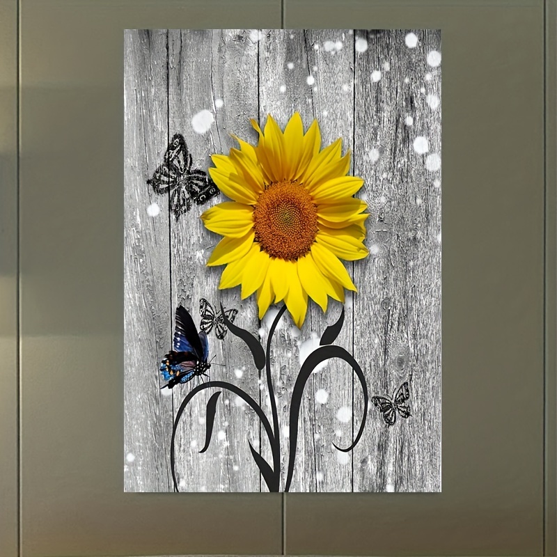 1pc Sunflower Picture Canvas Print, Sunflower Poster, Sunflowers
