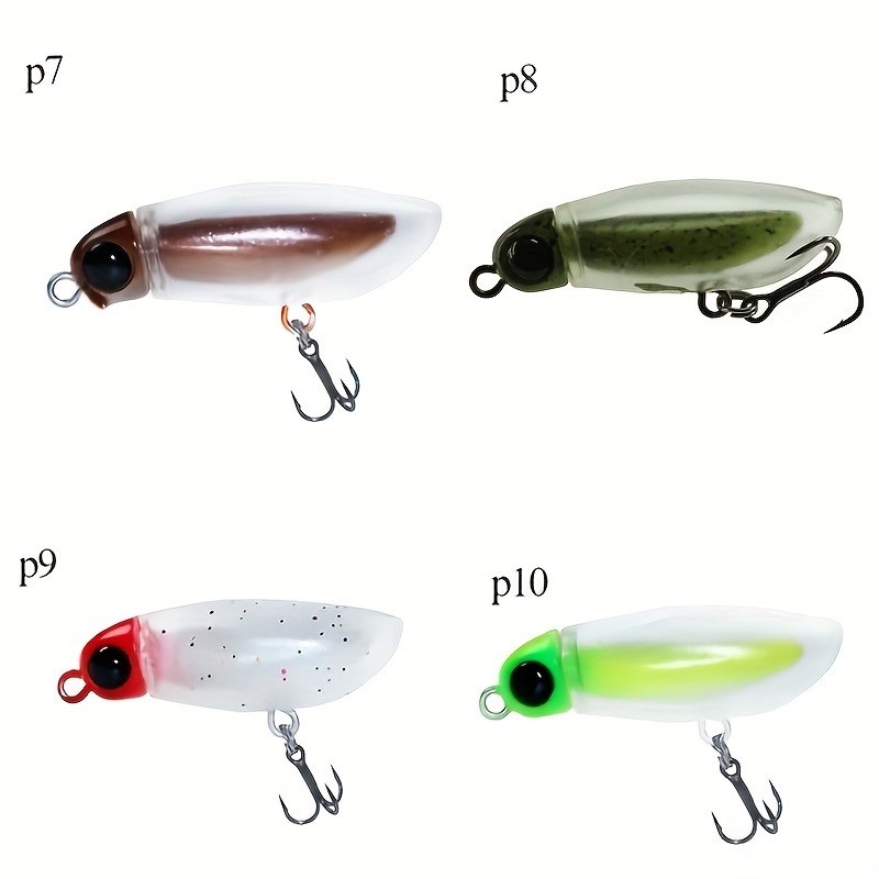 Temu｜10pcs Minnow Fishing Lures: Catch More Bass With 3cm 1.6g