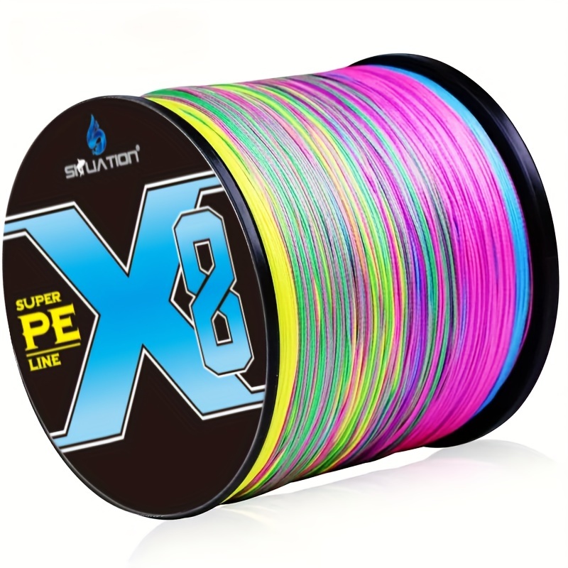 Unleash Your Fishing Potential: 109/328/547 Yards of 4X Braided PE Fishing  Line for Saltwater & Freshwater Fishing!
