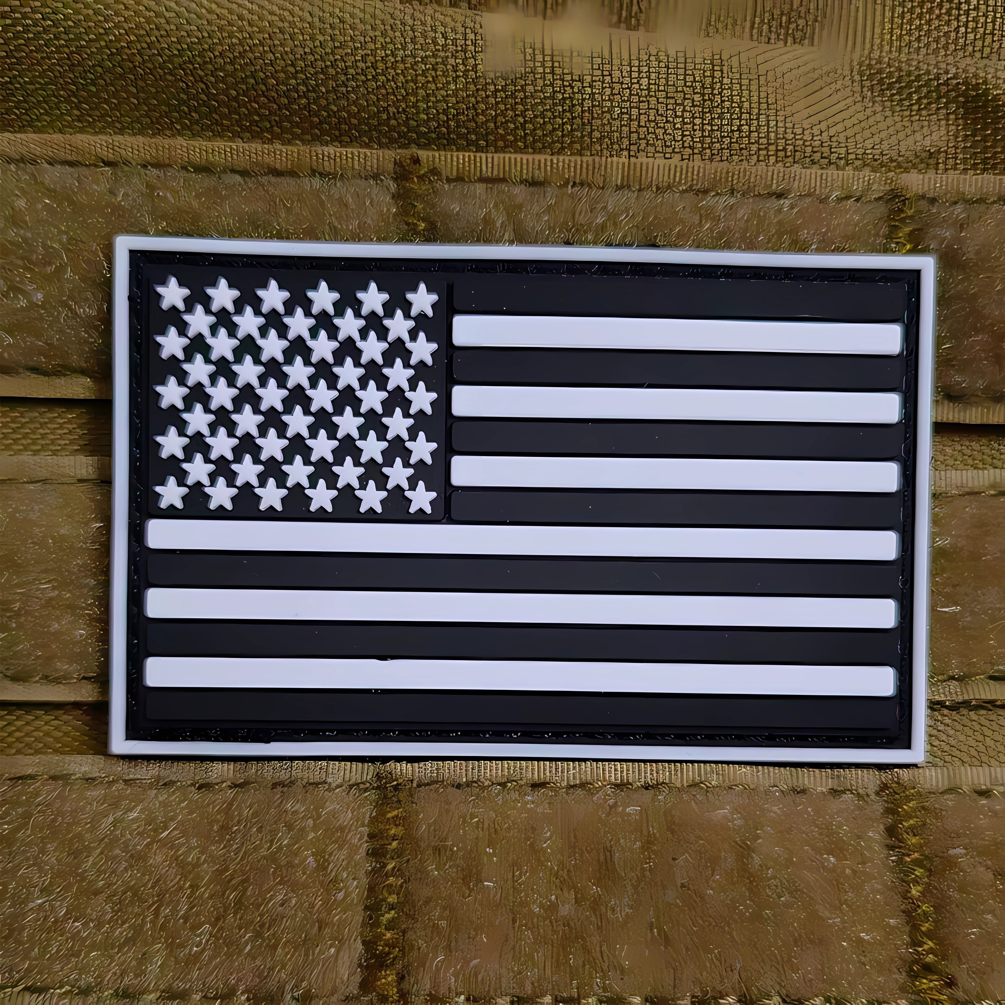 American Flag Embroidered Morale Patches Hook Loop - Temu