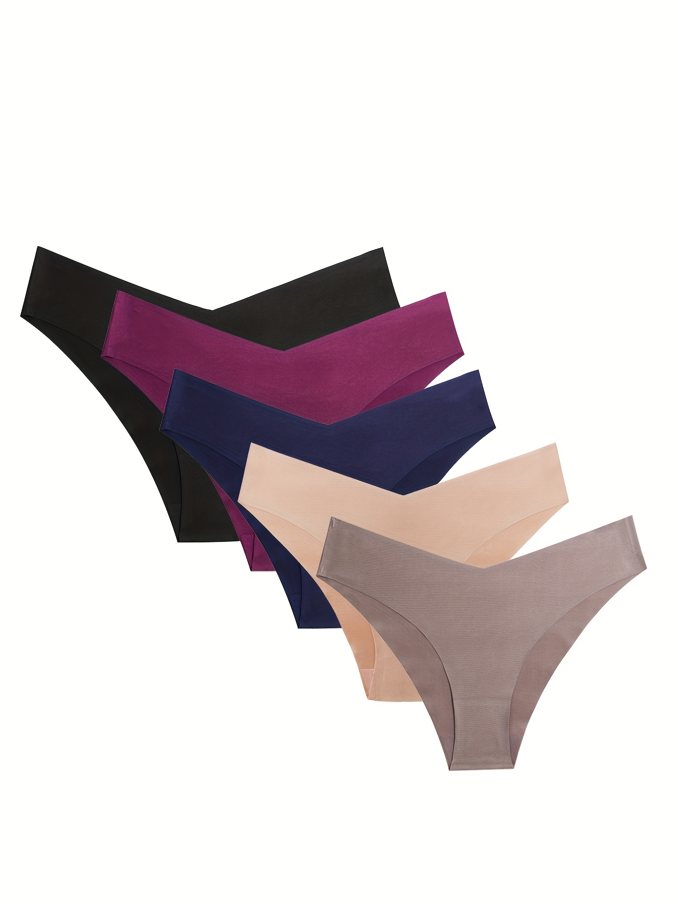 V shaped Sports Thongs Comfy Seamless Low Waist Intimates - Temu Canada