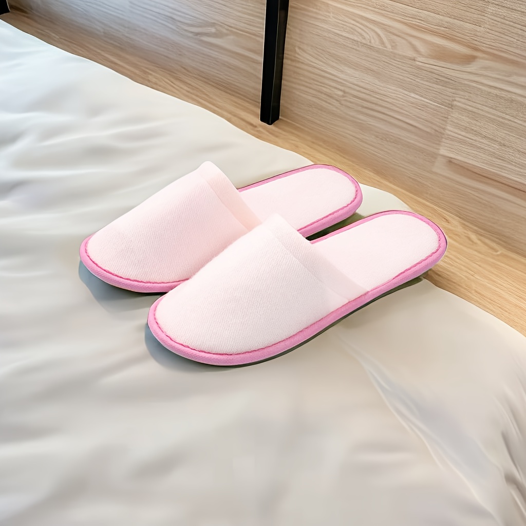 Disposable Pink Slippers