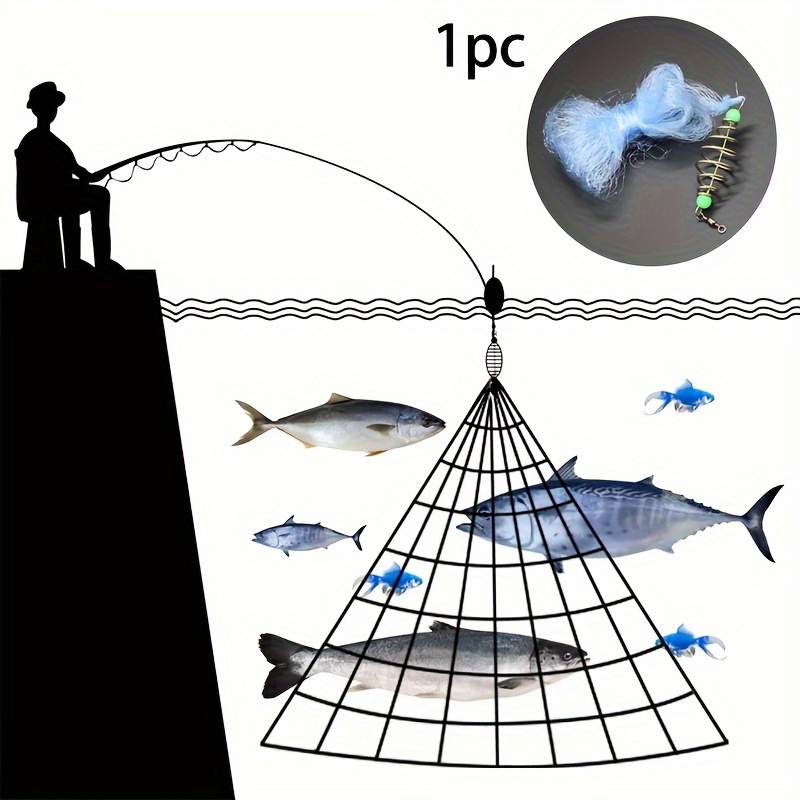 Multi Size Fishing Net Trap Fishing Net With - Temu