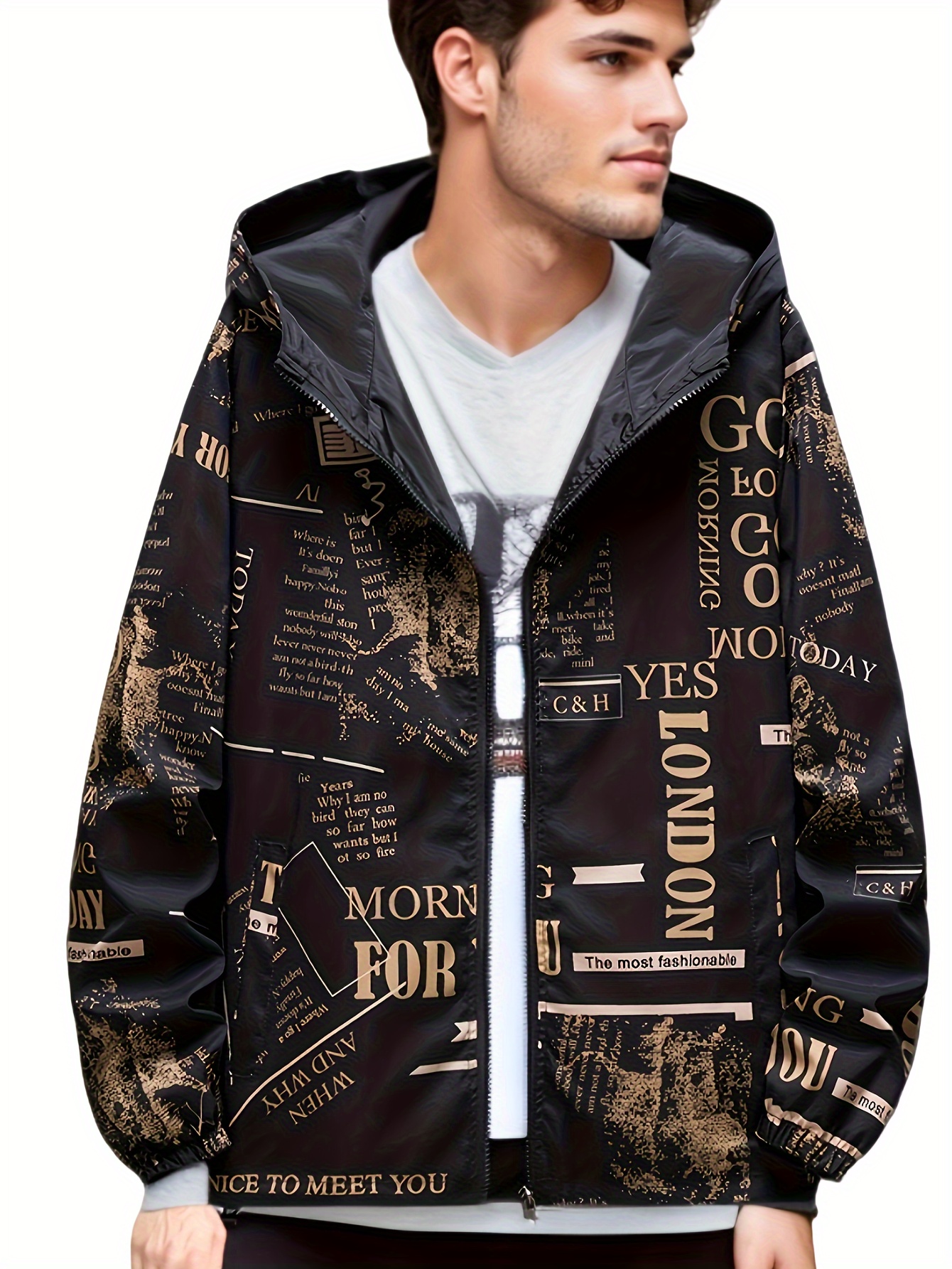 Men Jackets Hoodies Coats Casual Zipper Sweatshirts Male Tracksuit