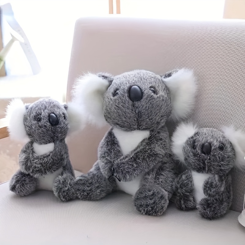 

1pc Kawaii Simulation Australia Koala Plush Toy, Stuffed Animal Doll Mom Baby Kids Infant Girls Toys, Birthday Gift Home Decor