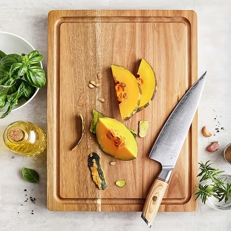 1pc, Tagliere Piccolo, Taglieri In Legno Per Cucina Con Scanalatura Per  Succo E Manici Tagliere Da Cucina Per Tagliere Di Carne E Formaggio,  Vassoio Da Portata, Forniture Da Cucina - Temu Italy