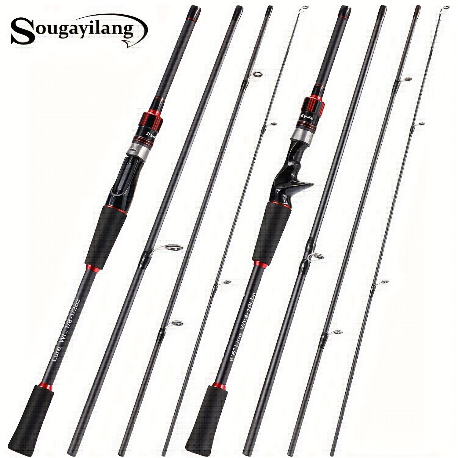 2 Sections Fishing Rod 2 1m 7ft Cork Handle Perfect For Bass - Temu  Australia