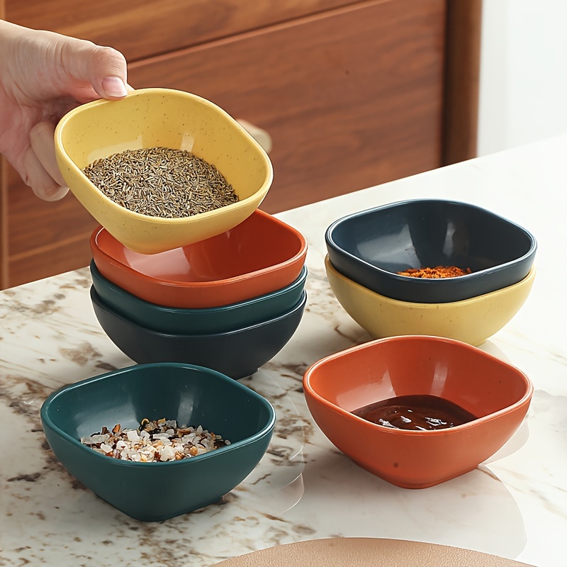 Wheat Straw Small Dessert Bowls Stacked Pinch Bowls - Temu