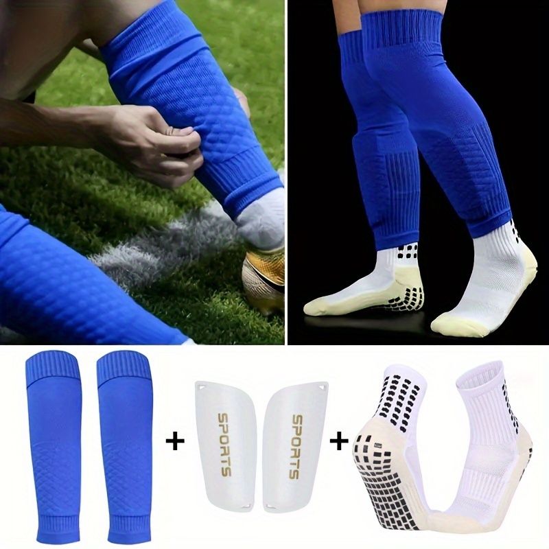 Soccer Guard Pad Calf Compression Sleeve Honeycomb - Temu